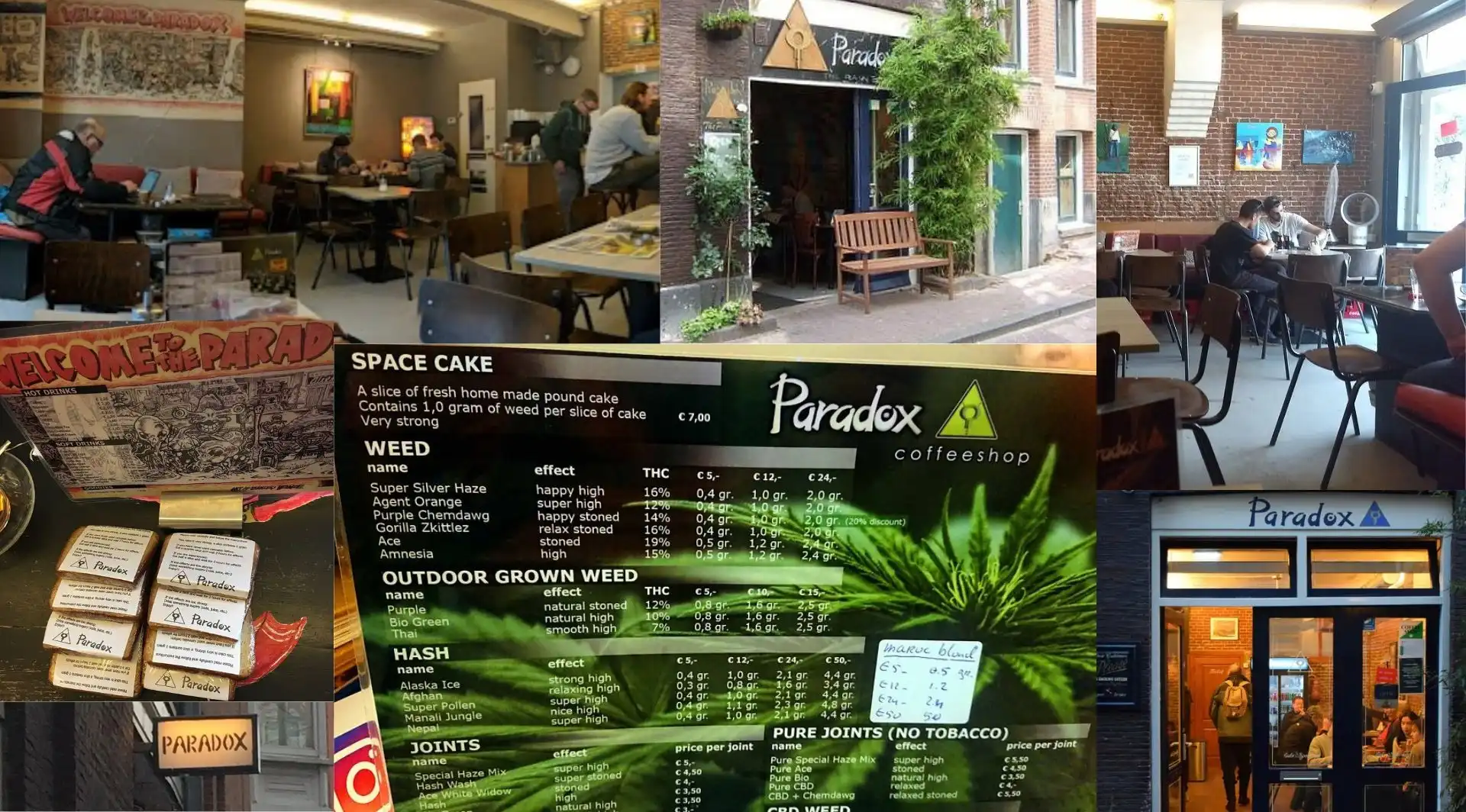 Coffeeshop Paradox Amsterdam: een kleine, ontspannen cannabiscoffeeshop