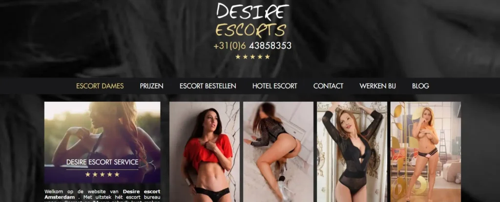 Desire Escorts Amsterdam – Premium Escort Agency Services