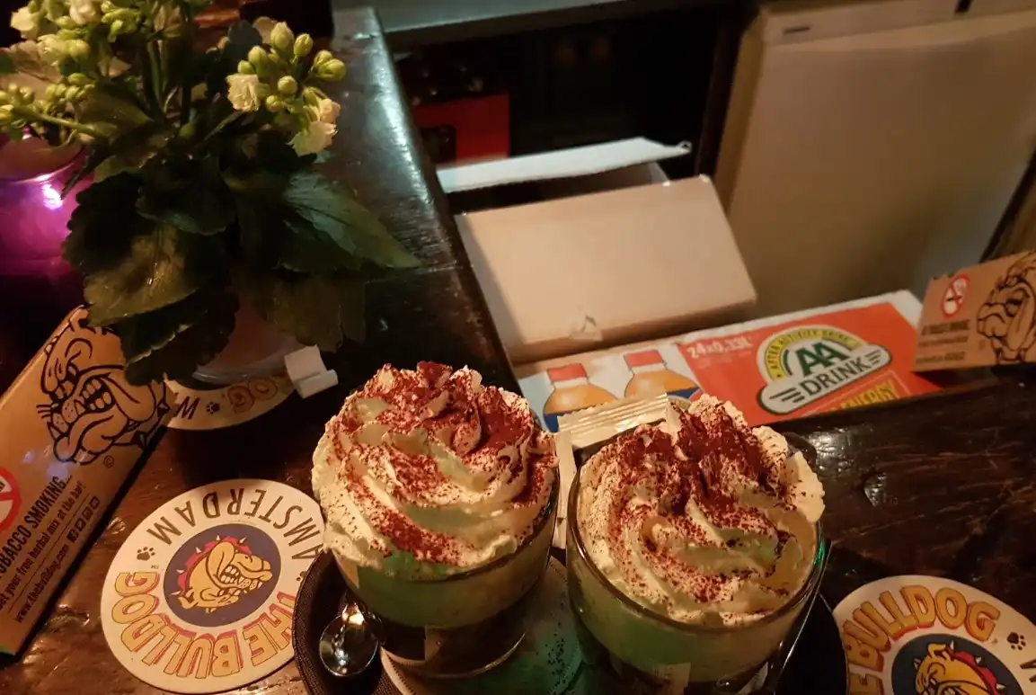The Bulldog Coffeeshop Amsterdam – De iconische gevel van het eerste cannabiscafé van de stad