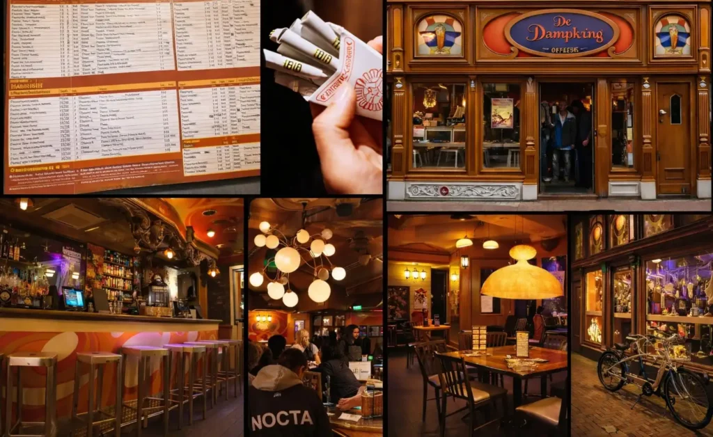 De Dampkring Coffeeshop Amsterdam, een beroemde cannabiszaak met een artistiek interieur
