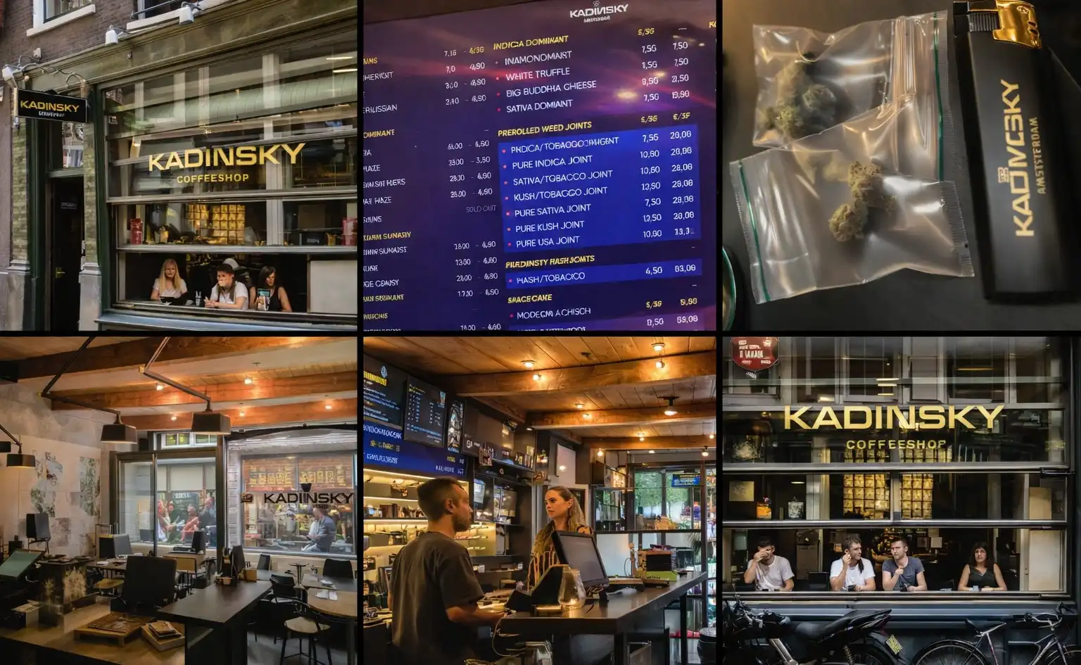 Kadinsky Coffeeshop Amsterdam: populaire coffeeshop in het centrum van de stad